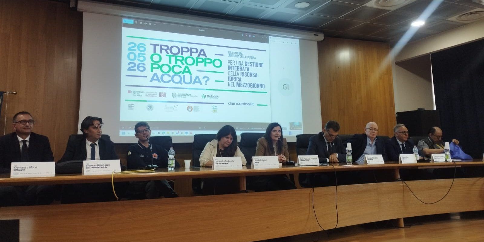 L’acqua da problema a risorsa, all’Unical un convegno sulle strategie della Regione