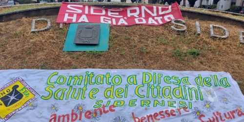 protesta a siderno discarica