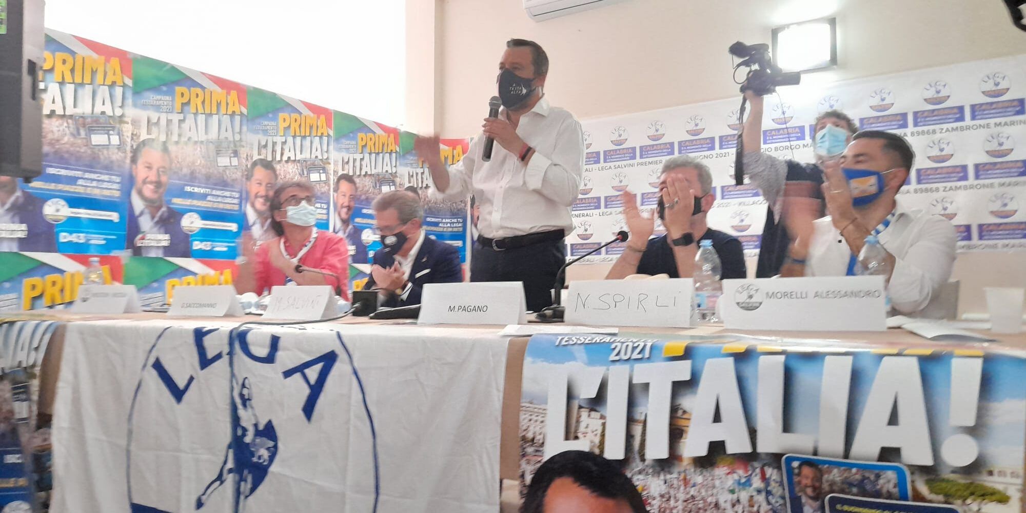 Regionali, Salvini “scarica” Spirlì: «La scelta spetta a Forza Italia» – VIDEO
