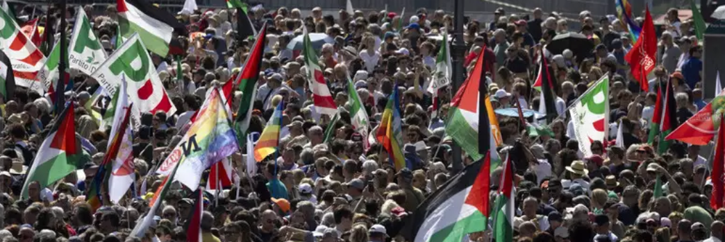 A Roma il corteo per Gaza. Schlein: «Piazza inclusiva»
