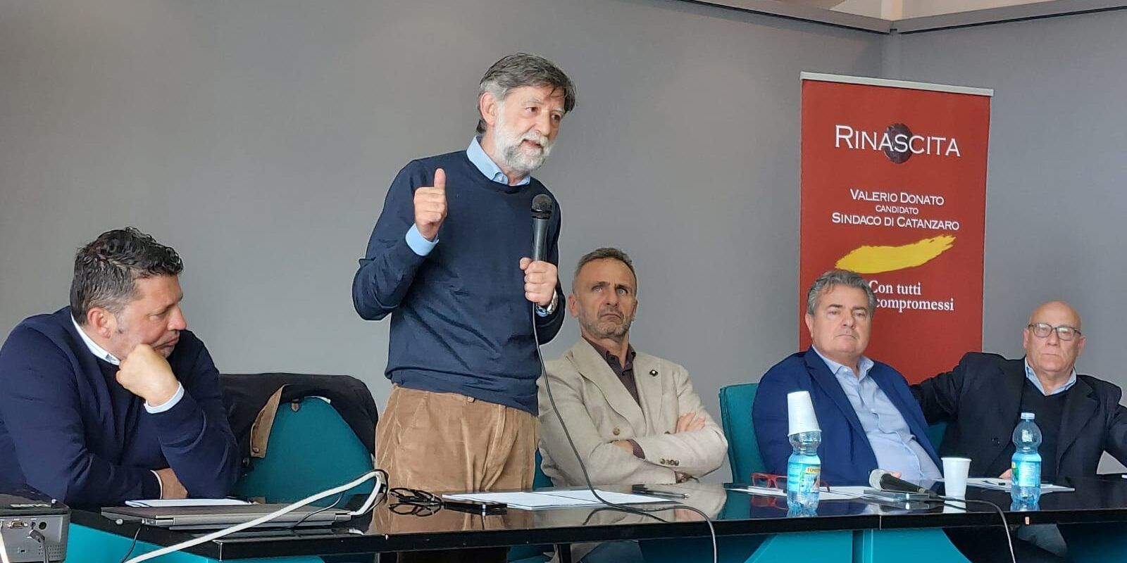 Catanzaro, prima uscita di Donato con Mancuso. Il candidato sindaco: «Ecco di cosa ho parlato con Salvini…»