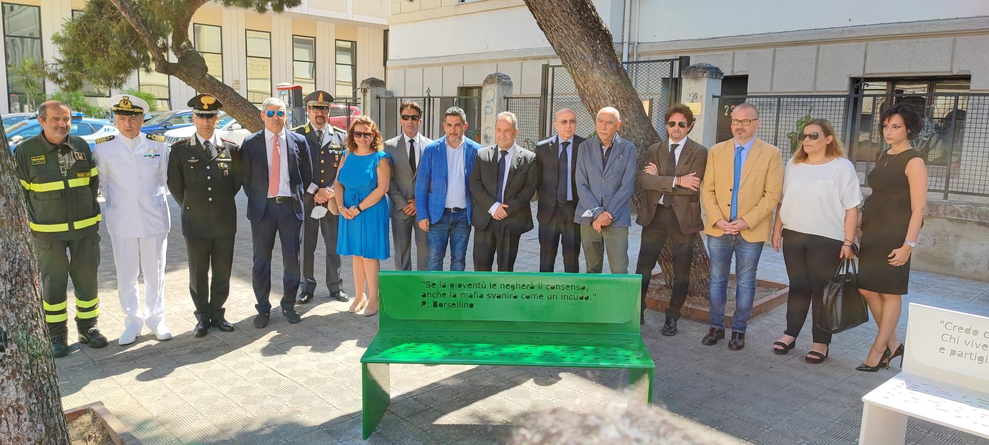 Reggio Calabria dedica “panchina parlante” alla memoria di Borsellino