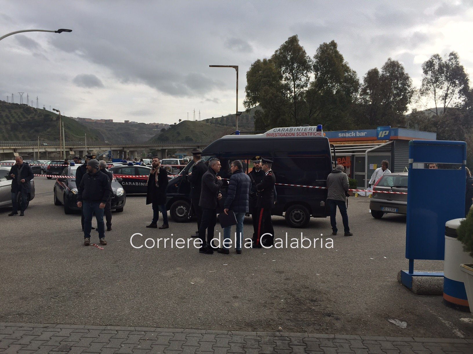 Caraffa, giustiziato nell'area di servizio – IL VIDEO