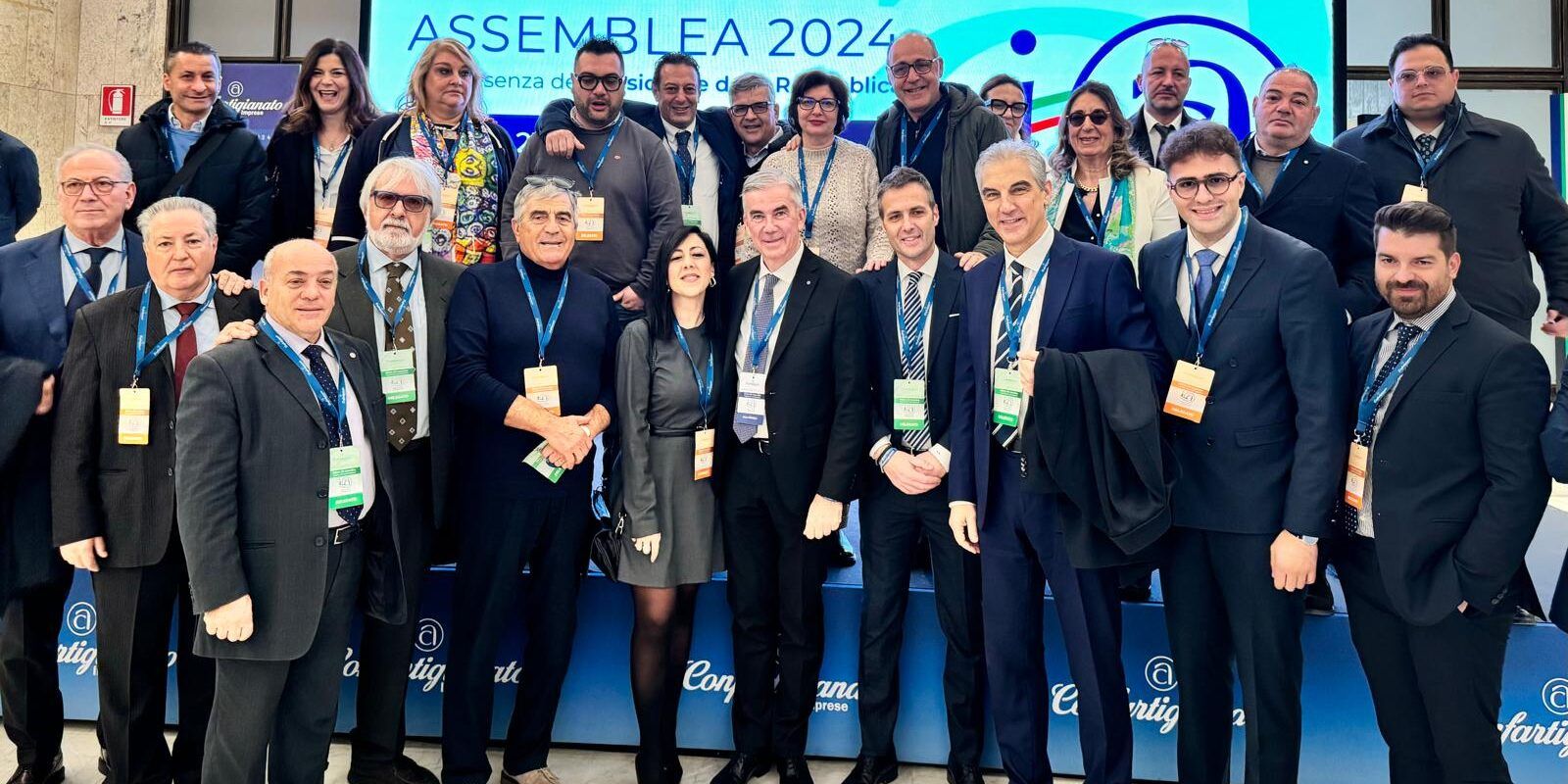 Confartigianato Calabria all’assemblea nazionale confederale alla presenza di Mattarella