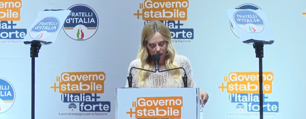 Meloni: «Con la nuova legge elettorale niente ribaltoni»