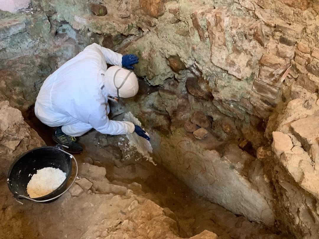 Palmi, nella cripta di San Fantino messa in sicurezza degli affreschi – FOTO