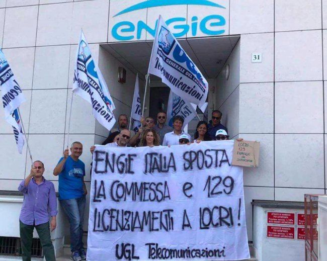 Stefano Conti (Ugl): sit in dei lavoratori contro 129 licenziamenti