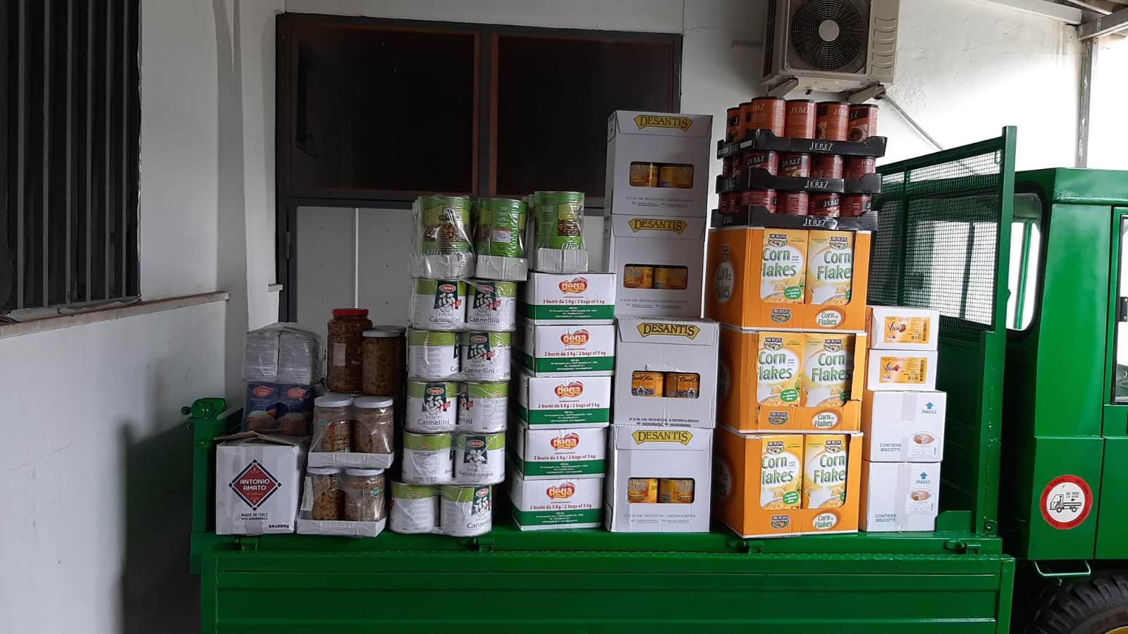 Falerna, coronavirus e solidarietà: donati oltre 800 kg di prodotti ai più bisognosi