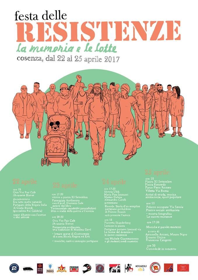 A Cosenza la Festa delle Resistenze