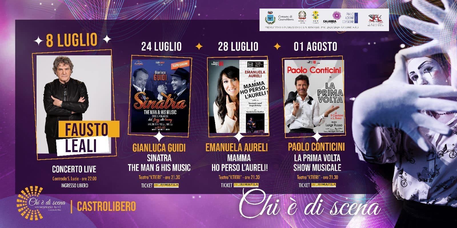 Castrolibero, ritorna il ricco cartellone di eventi di “Chi è di Scena” edizione 2023