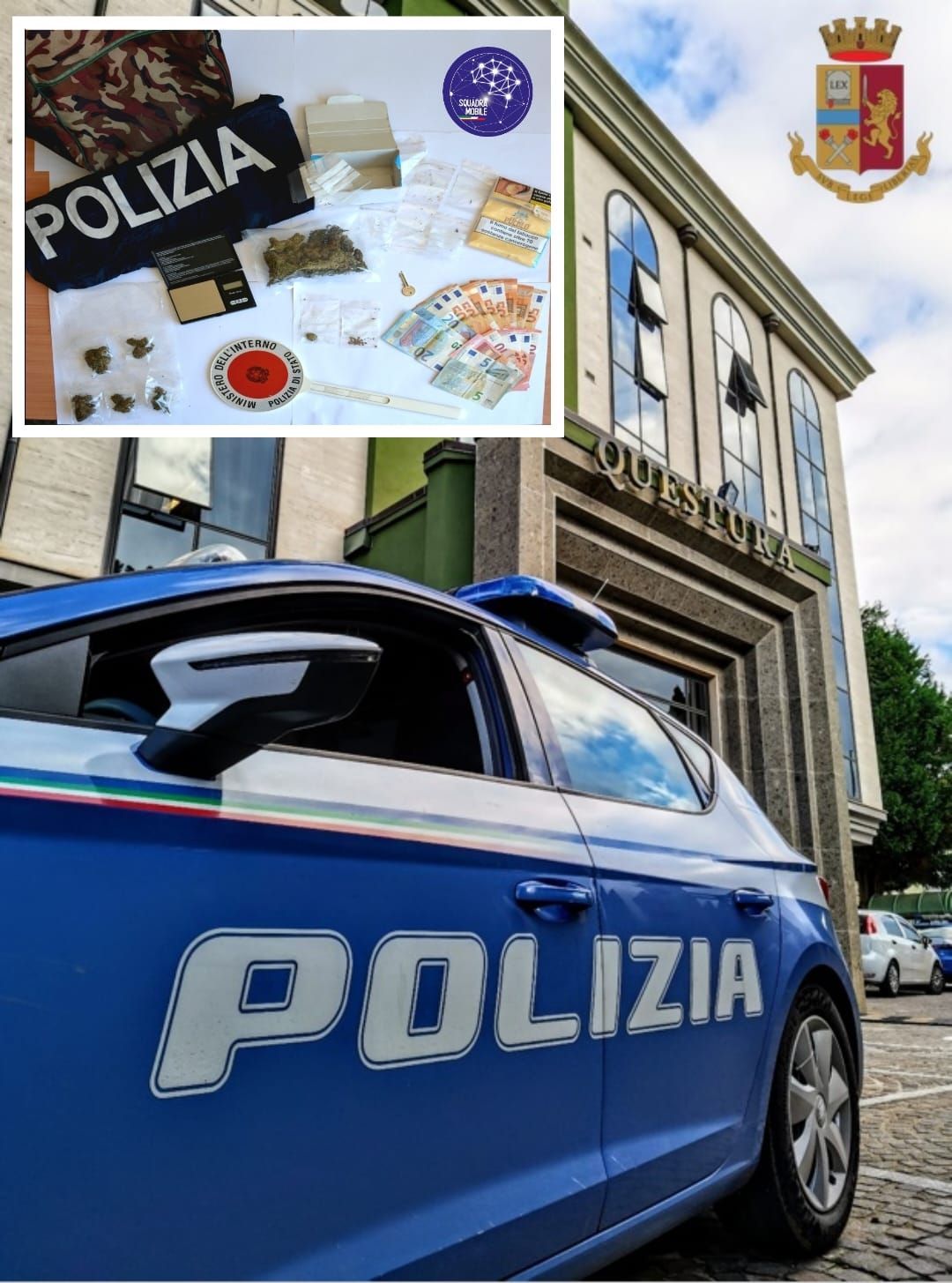 Beccato con marijuana pronta per lo spaccio, uomo arrestato a Vibo Valentia