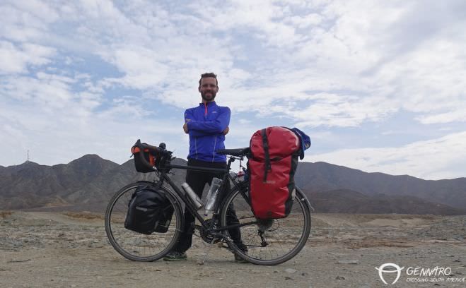 Il viaggio di Gennaro, in bici (da solo) sulle Ande