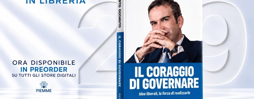 “Il Coraggio di governare”, il libro del presidente della Regione Calabria Occhiuto