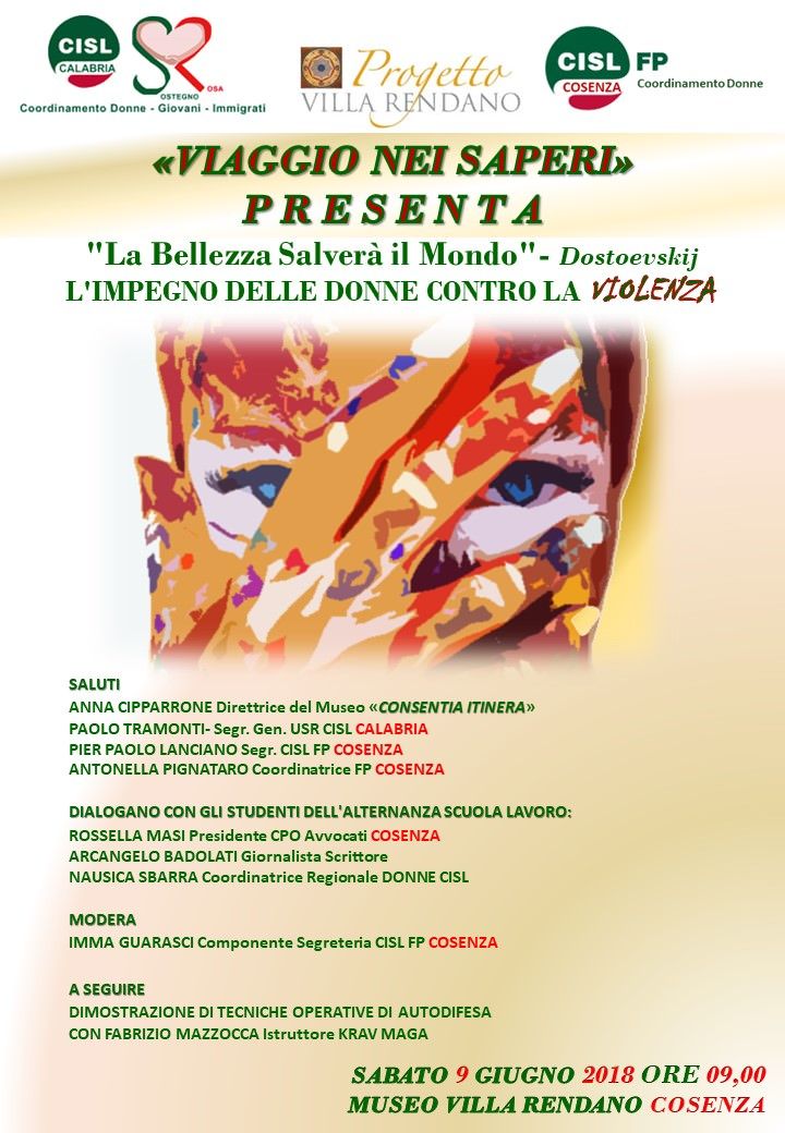 A Cosenza la Cisl presenta il suo impegno contro la violenza