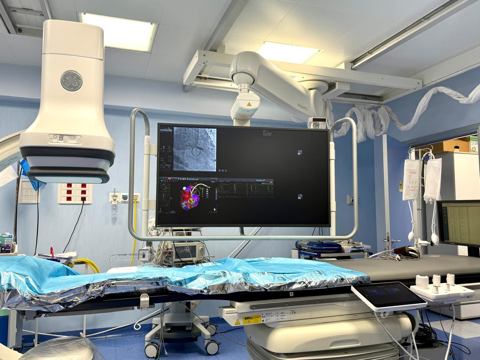 Presentati i tre nuovi angiografi delle sale di emodinamica della Cardiologia del G.O.M.