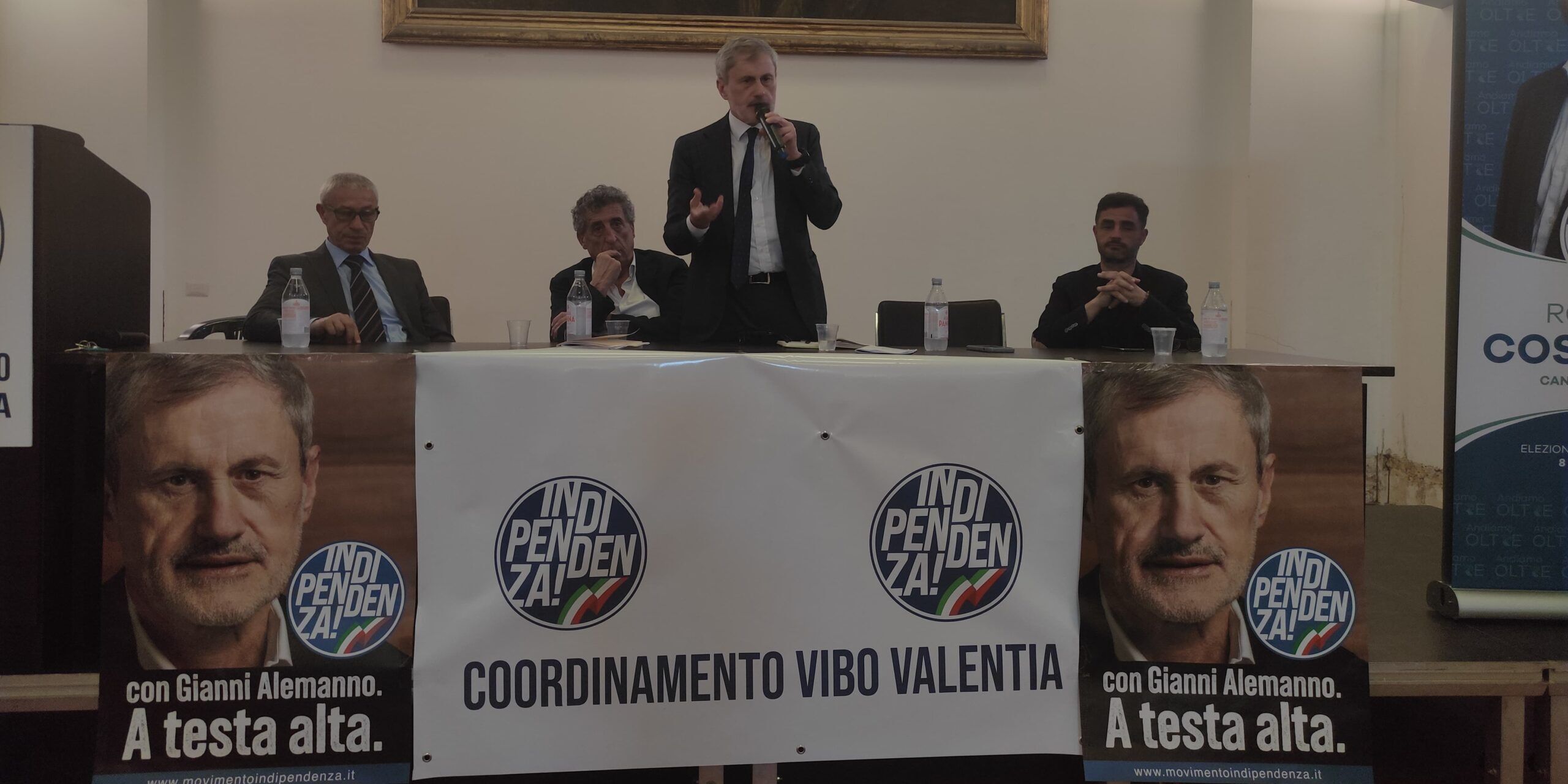Alemanno a Vibo: «Cosentino il candidato giusto. La Calabria ha potenzialità enormi» – FOTO