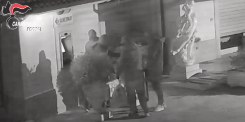 banda assalti bancomat foggia 1