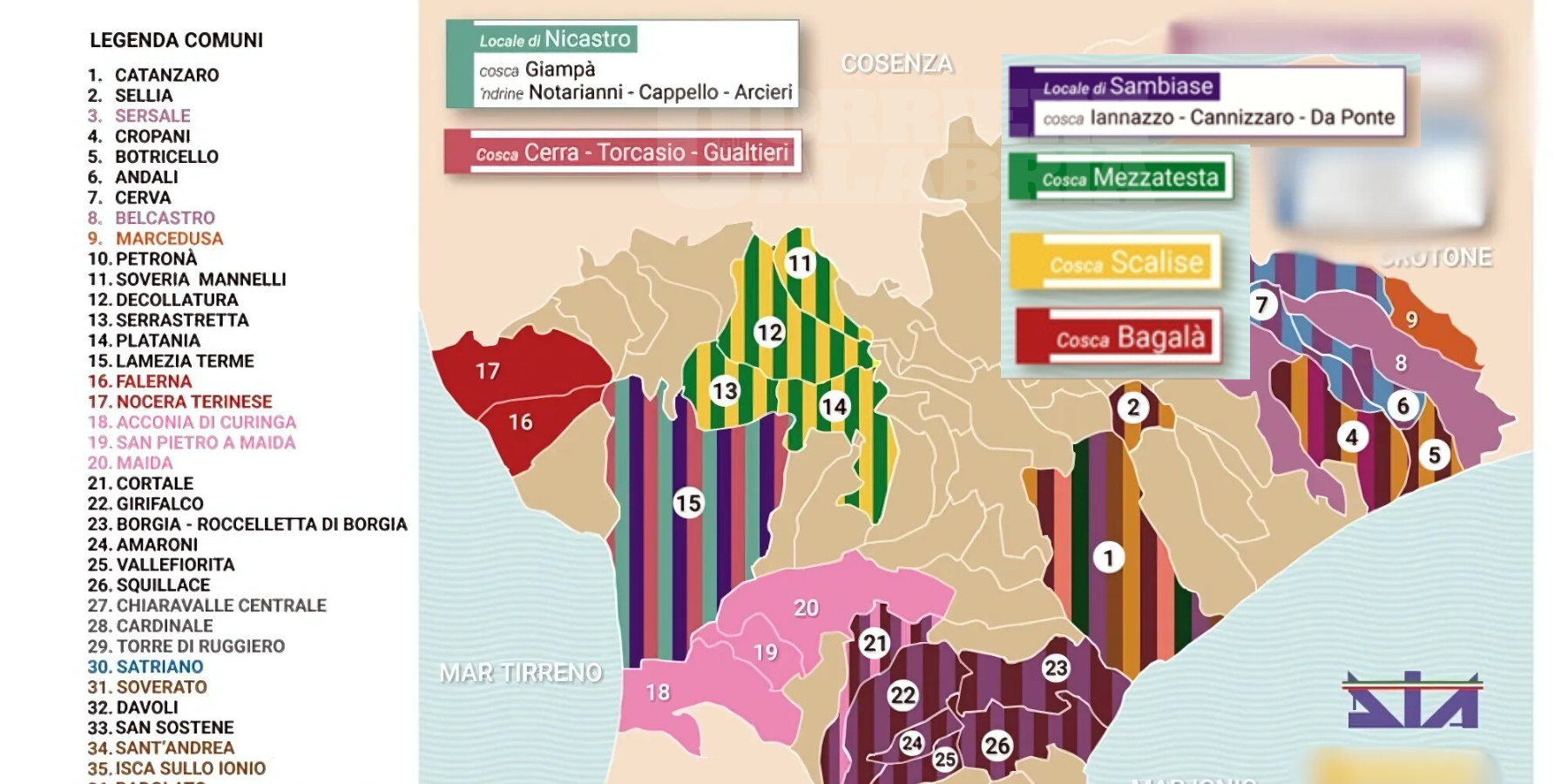 ‘Ndrangheta, a Lamezia comanda (ancora) la cosca Iannazzo-Cannizzaro-Daponte