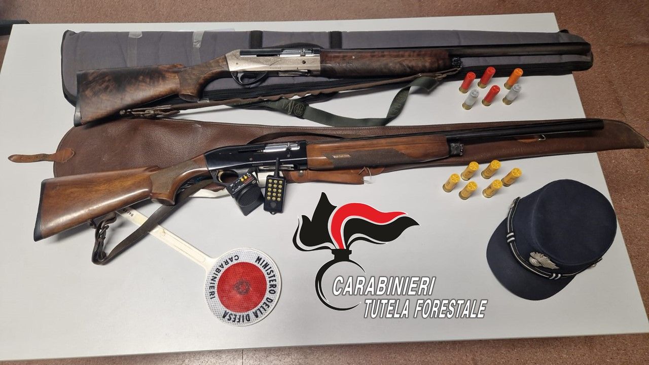 Caccia illegale nel Lametino, denunciate sei persone