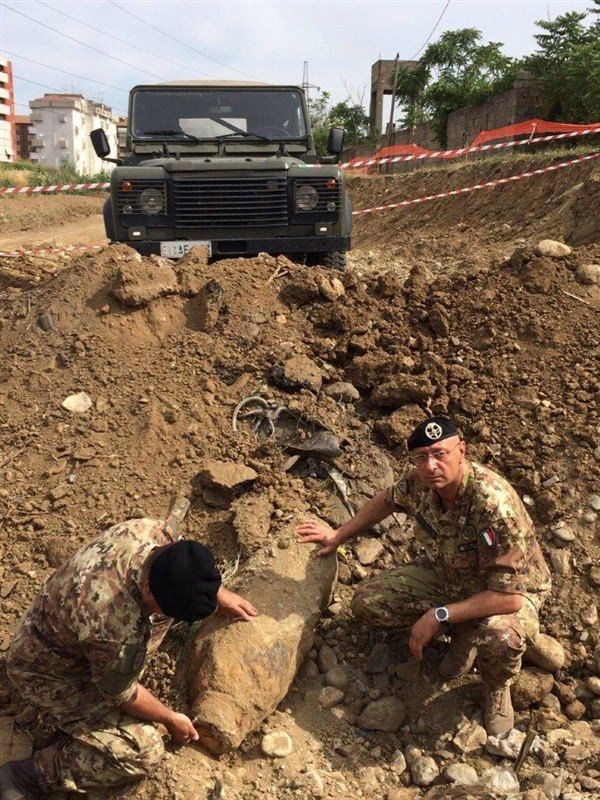 Ordigno bellico a Cosenza, si studiano le soluzioni per disinnescarlo