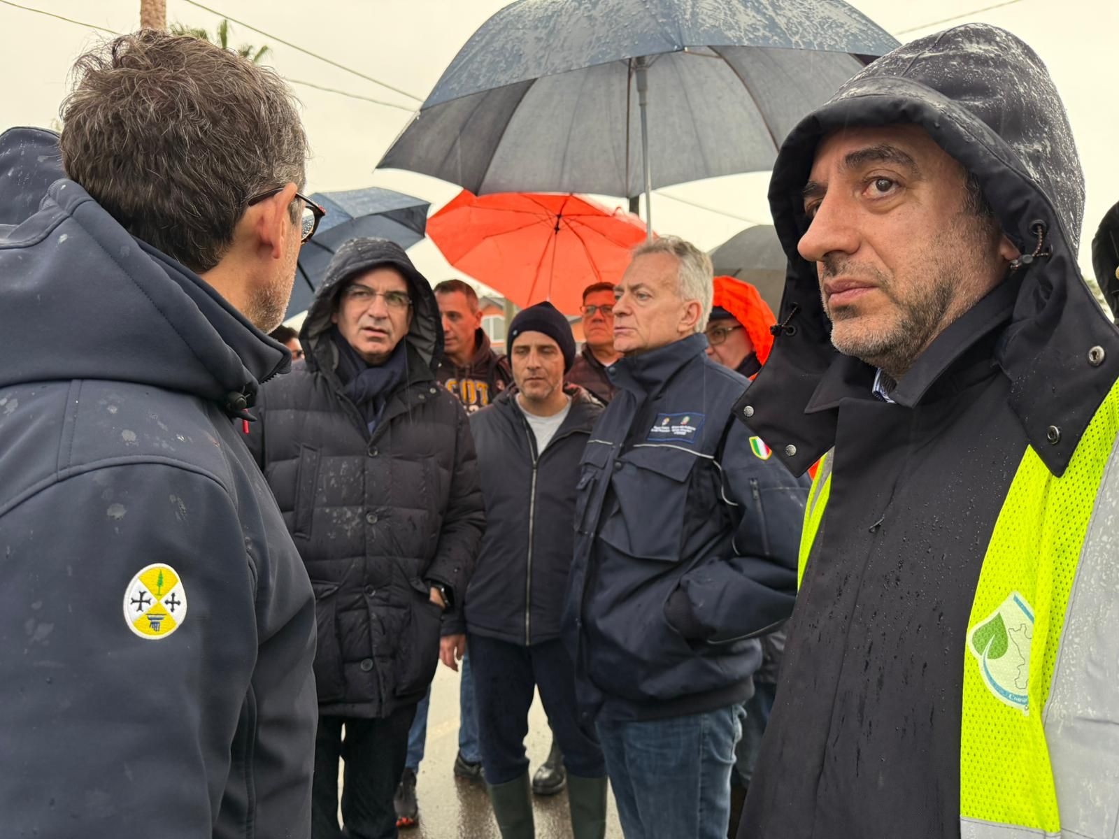 Occhiuto visita le aree dei Laghi di Sibari colpite dall’esondazione del Crati – FOTO