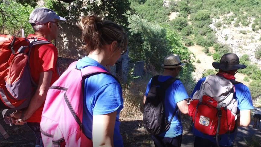 Trekkers e bikers alla Madonna delle Armi