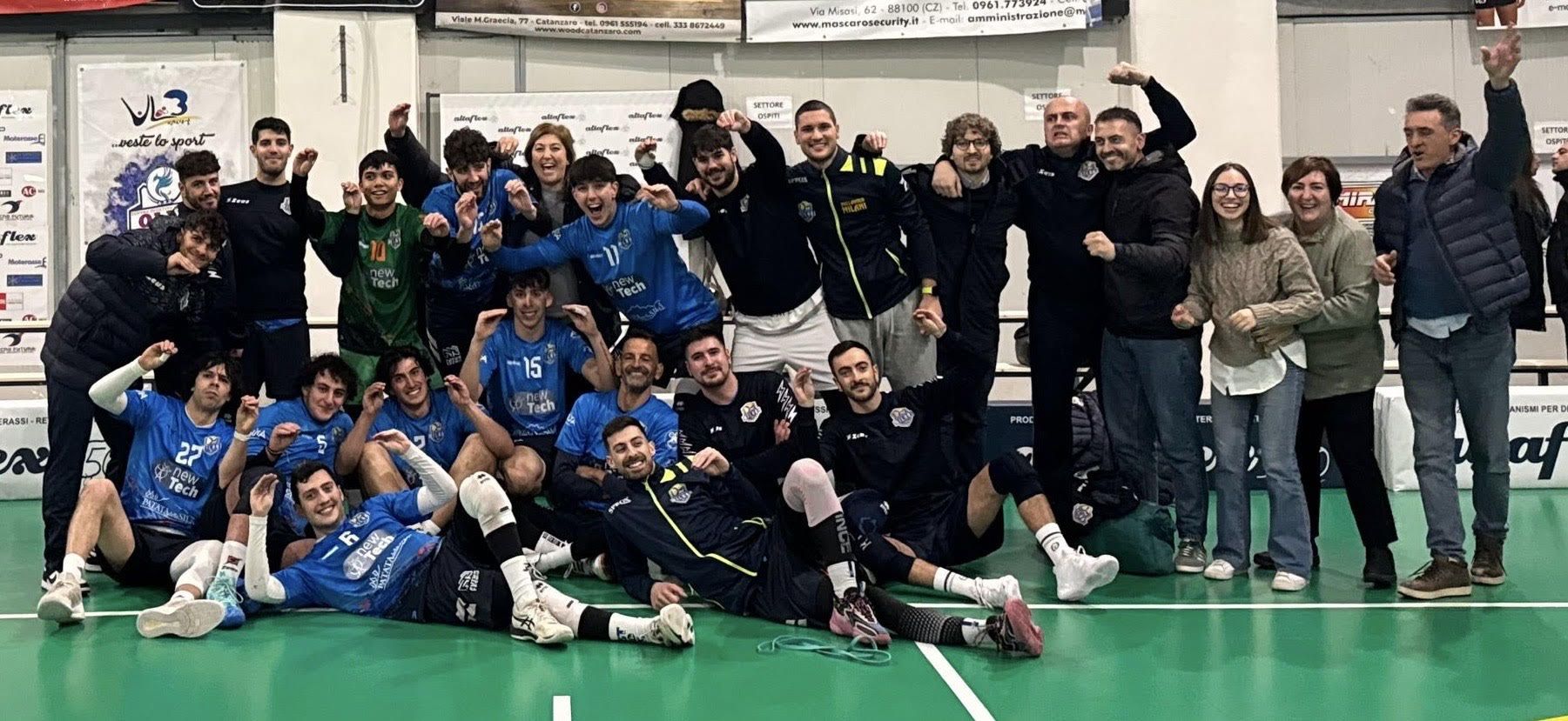 New Tech Pallavolo Milani, vittoria pesante contro Catanzaro