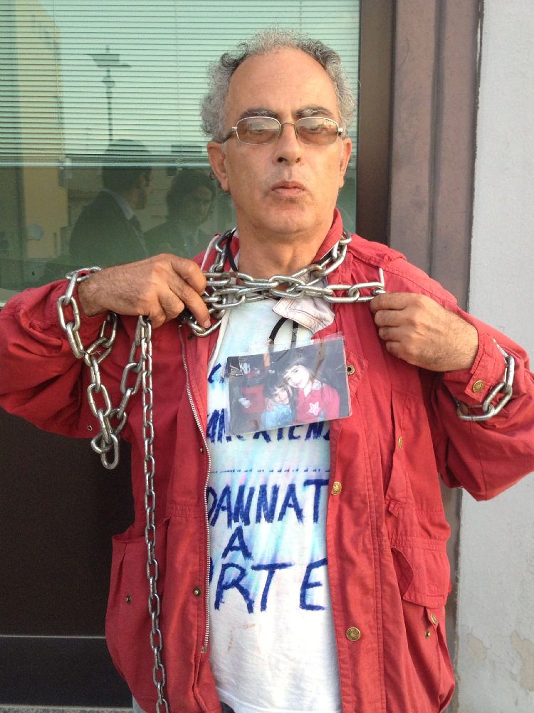 La protesta del disoccupato