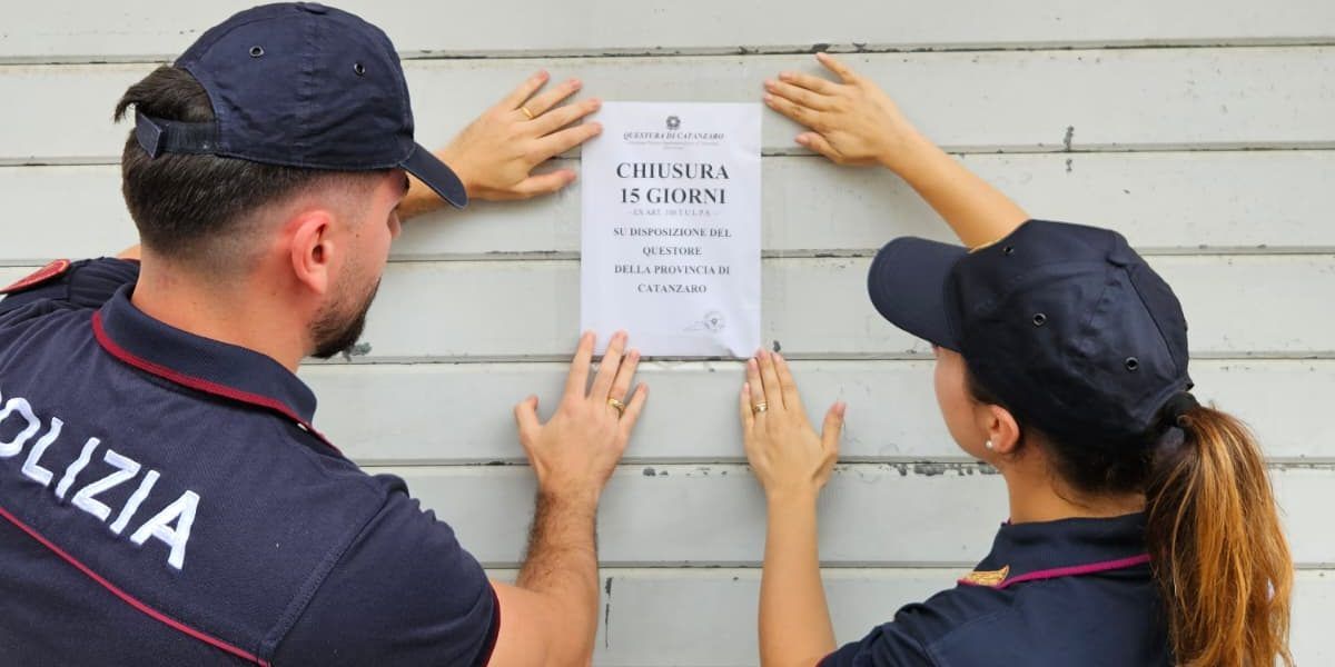 Chiuso nel centro di Lamezia Terme un bar frequentato da pregiudicati
