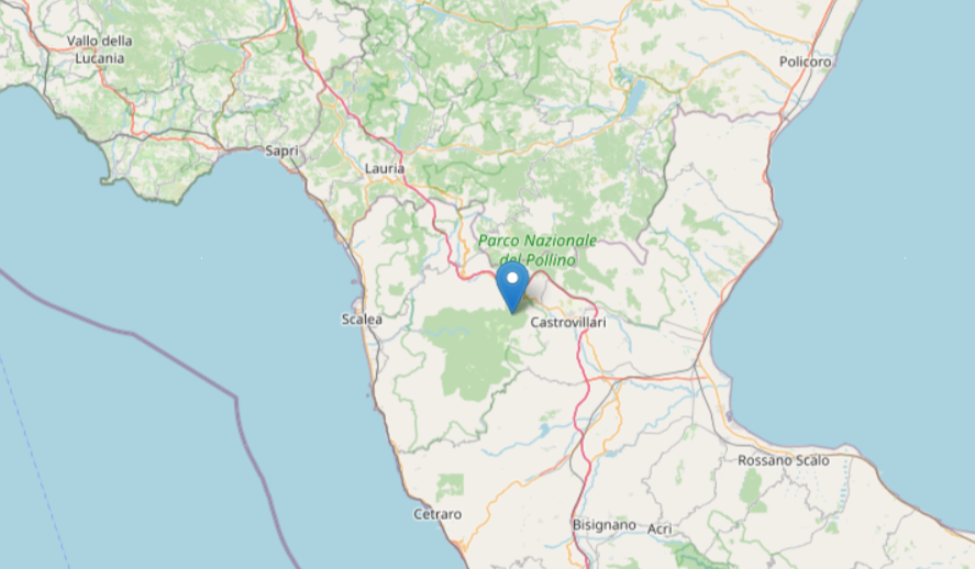 Scossa di terremoto nel Cosentino, avvertita tra Calabria e Basilicata