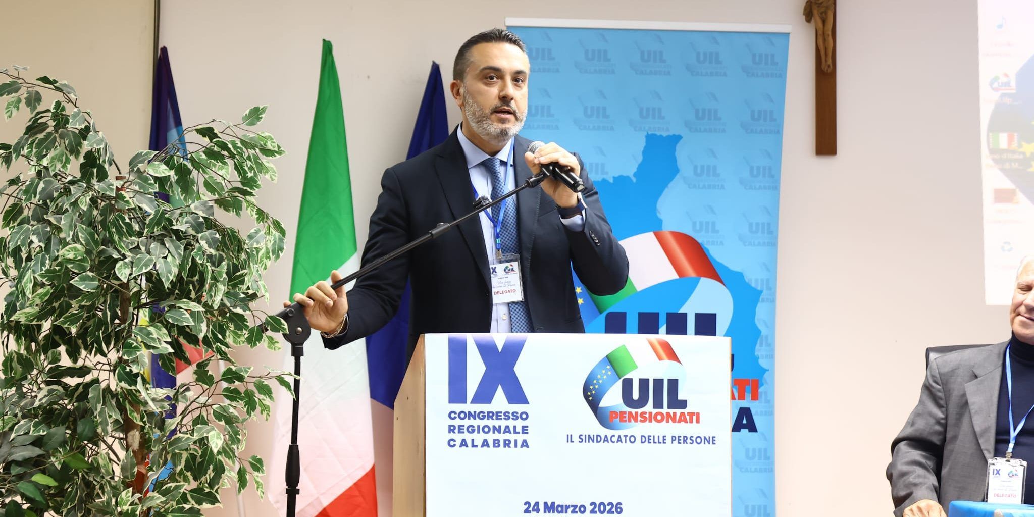 Uil Pensionati Calabria: Francesco De Biase confermato segretario regionale