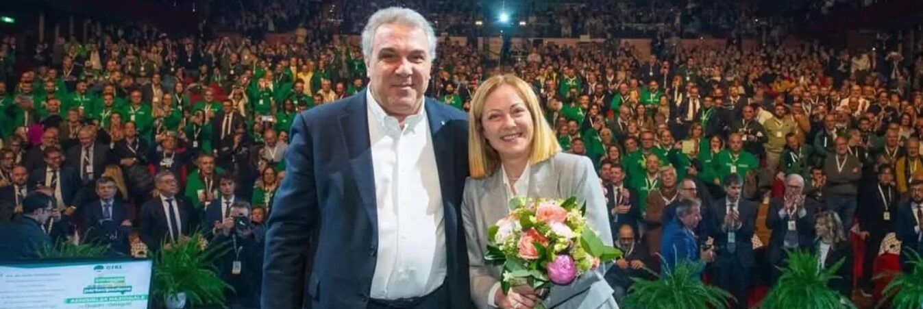 Sbarra sottosegretario con Meloni, la delusione degli ex leader Cisl