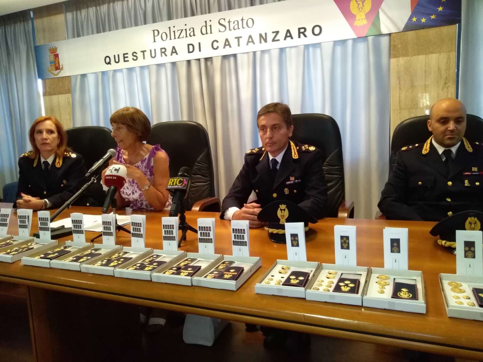 Polizia di Catanzaro, presentati tre nuovi dirigenti