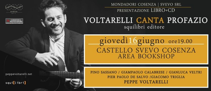 Cosenza, “Voltarelli canta Profazio” al castello Svevo