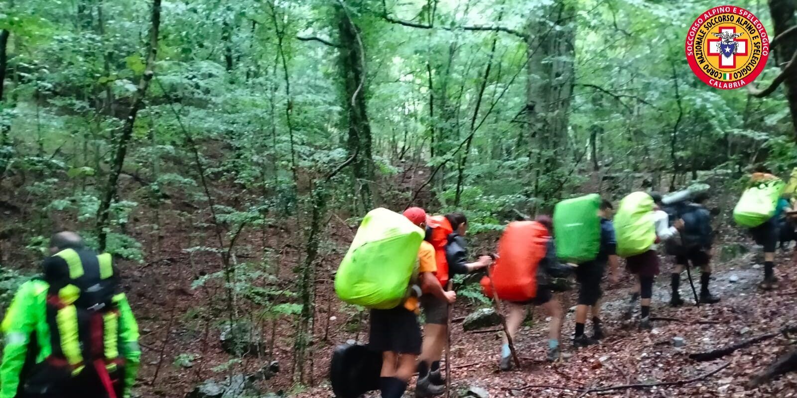 Gruppo scout recuperato e tratto in salvo nel Parco del Pollino
