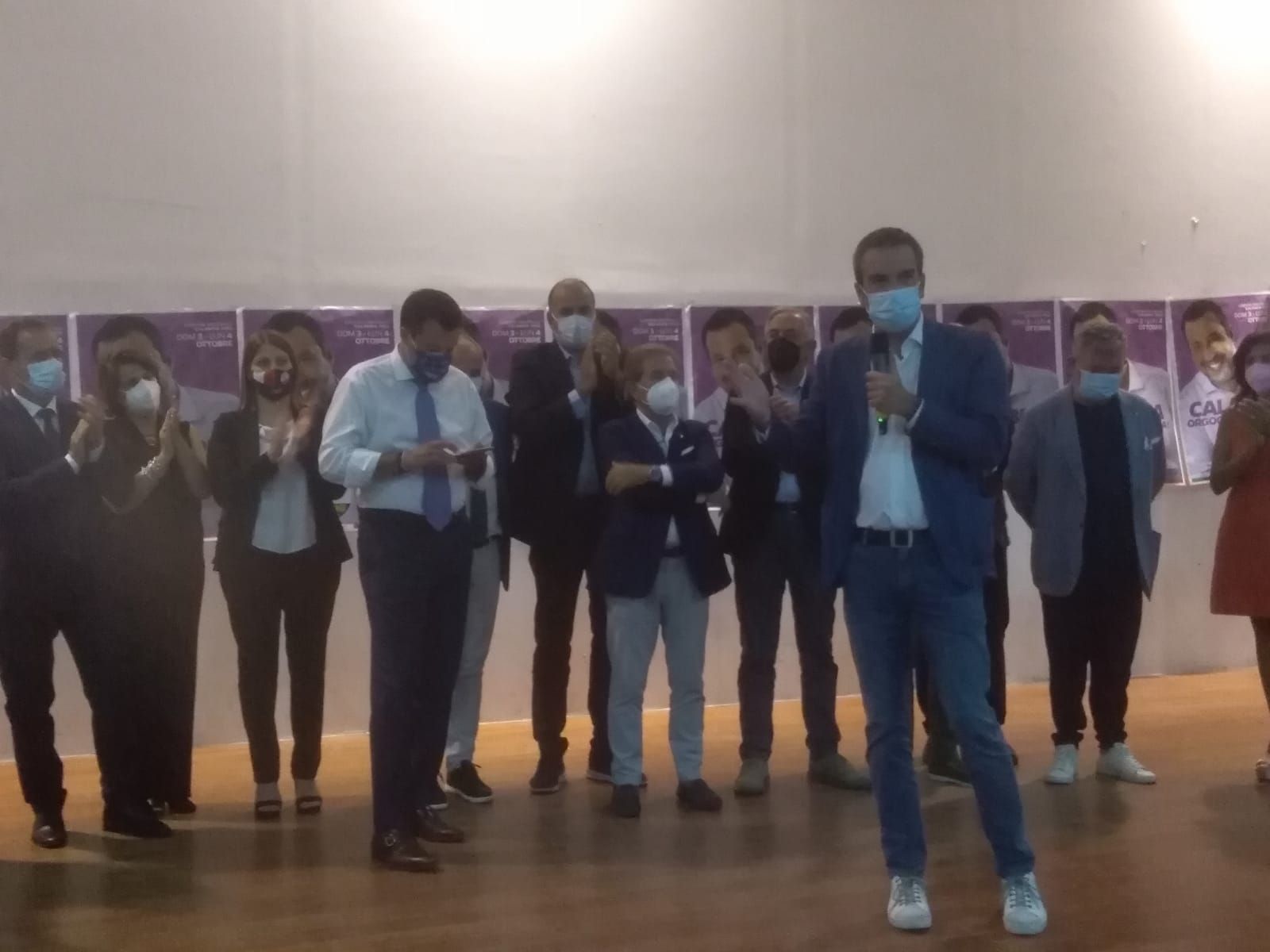 Regionali, presentati i candidati della Lega. «Obiettivo è essere primo partito del centrodestra»