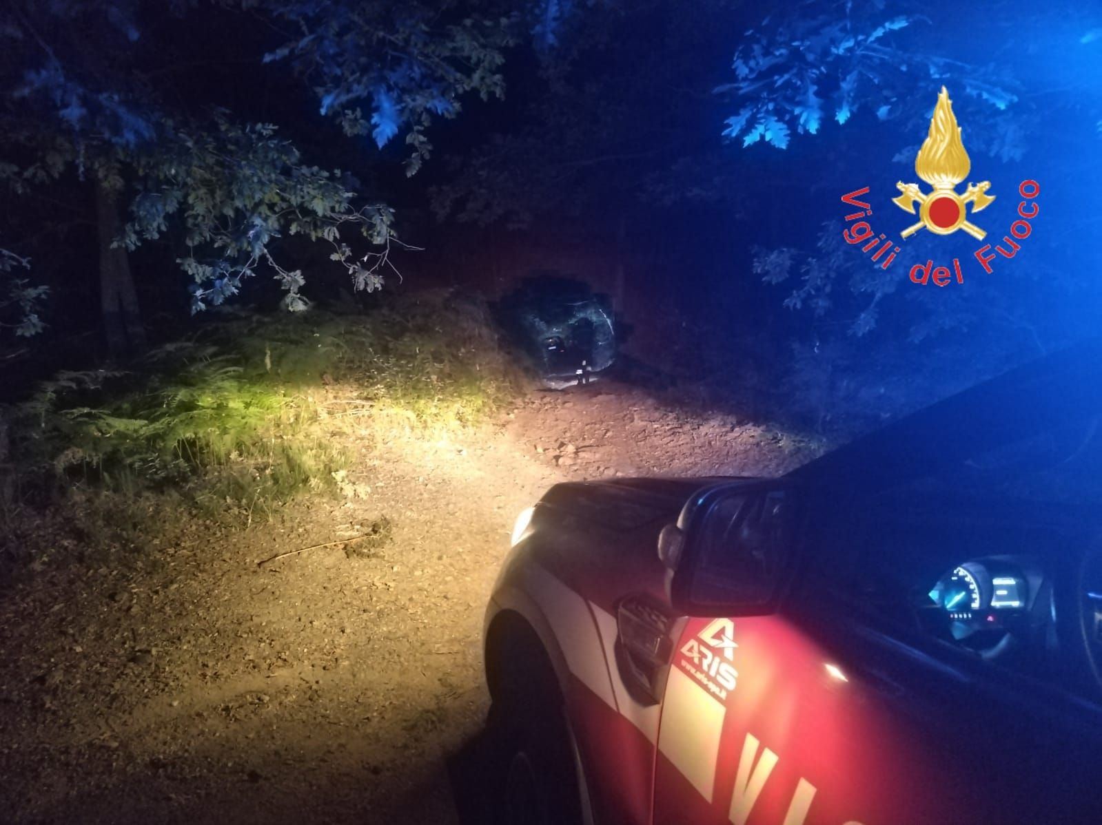 Dall’A2 alle strade di montagna di Lamezia: disperso salvato dai Vigili del fuoco