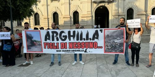 protesta abitanti arghillà