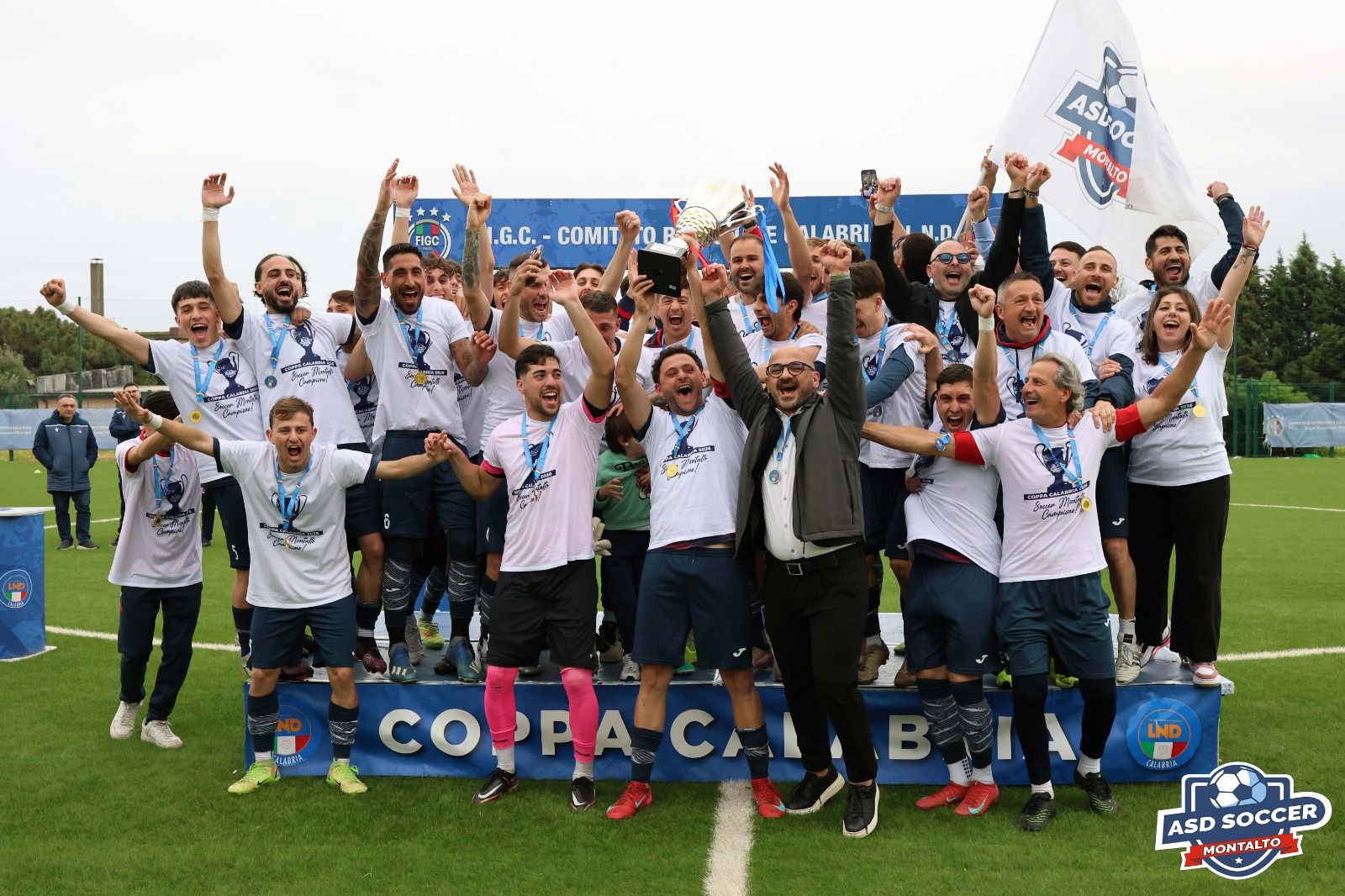 Soccer Montalto, vince 4-1 e conquista la prima Coppa Calabria della storia rossoblù