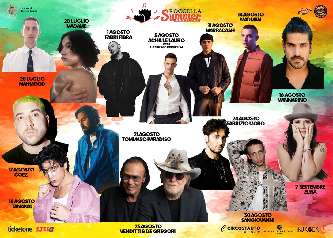 Roccella Summer Festival, ultimato il programma della seconda edizione