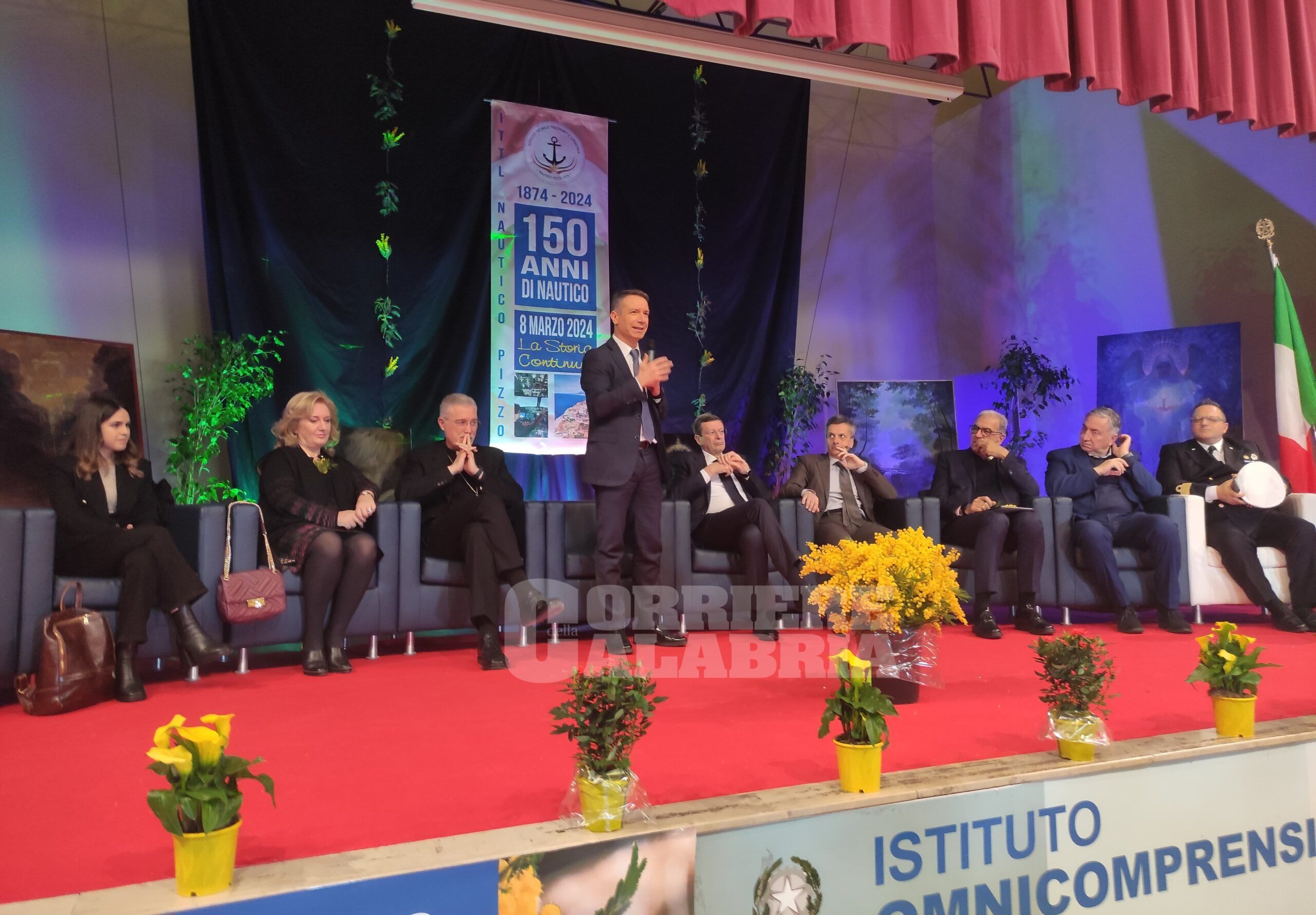 Pizzo festeggia i 150 anni dell’Istituto Nautico. «Fiore all’occhiello di tutta la regione» – FOTO