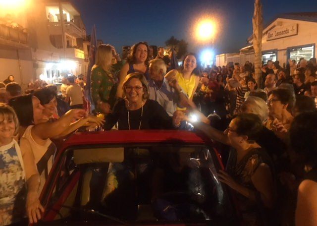 Cariati, una sfilata per festeggiare la vittoria elettorale