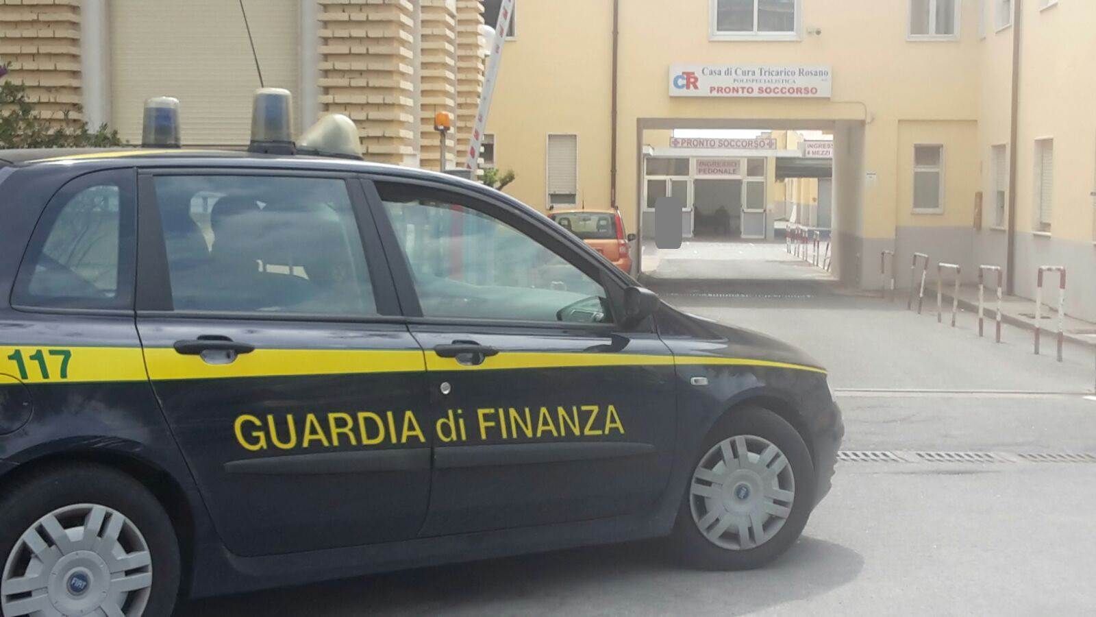 Sequestro da 5 milioni di euro alla clinica Tricarico