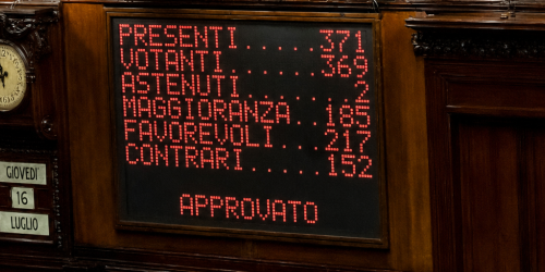 VOTO legge elettorale camera