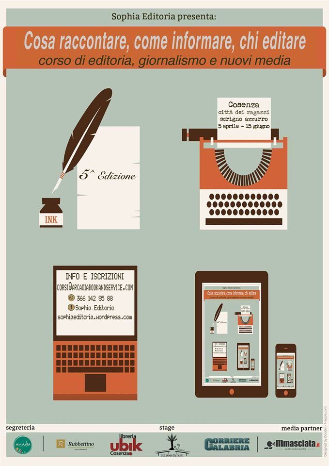 Giornalismo, quinta edizione del corso Sophia editoria