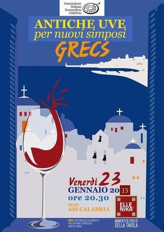 I vini greci in degustazione a Cosenza