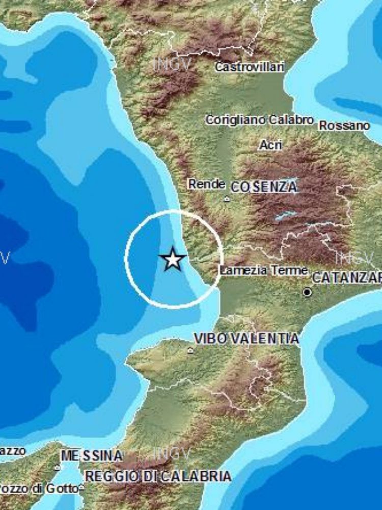Scossa di terremoto sul Tirreno cosentino