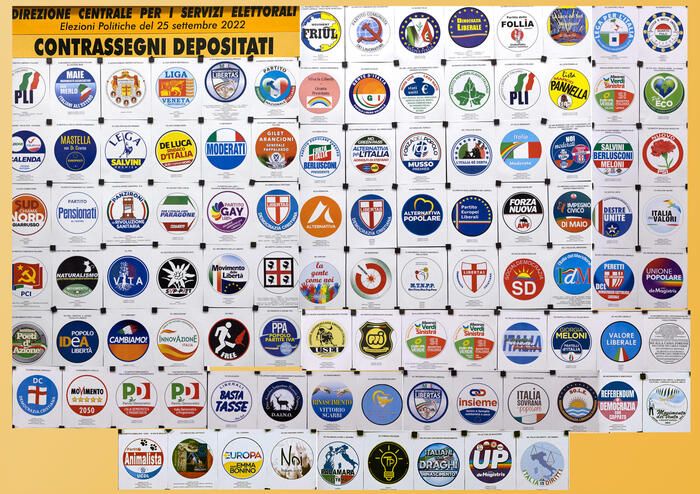 La carica dei 101 simboli sulla scheda. C’è anche Draghi (a sua insaputa)