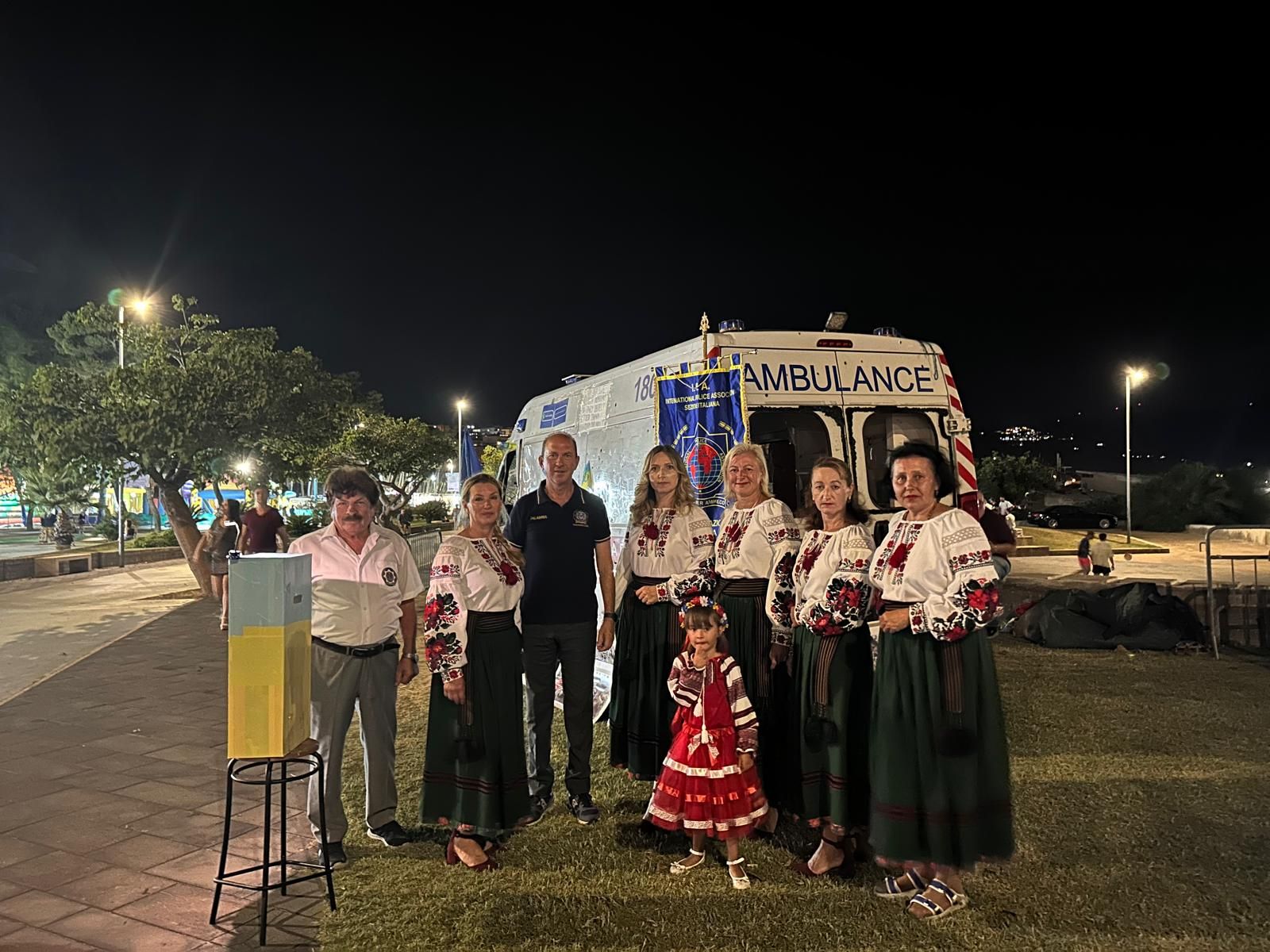 Da Kharkiv a Pizzo, l’ambulanza mitragliata ucraina fa tappa in Calabria