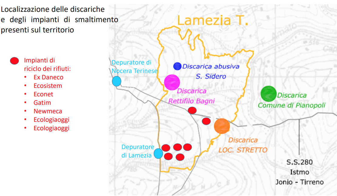 «Ultimo colpito dalla quantità di discariche nel Lametino»